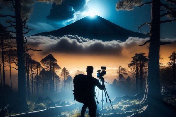 Luces y objetos misteriosos en el popocatépetl