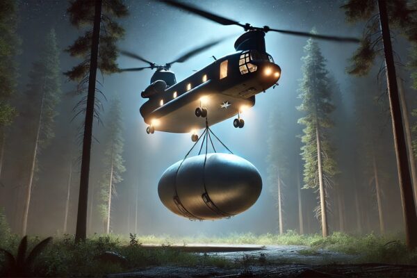 Helicóptero recupera UAP