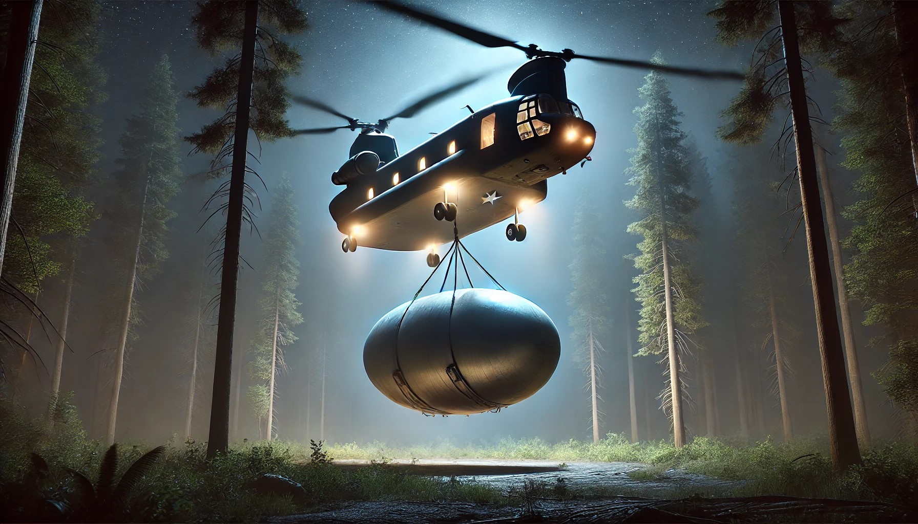 Helicóptero recupera UAP