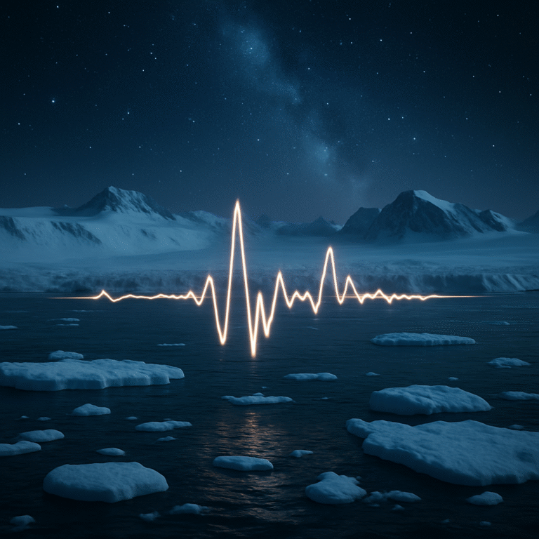 Señales desconocidas del fondo de la Antártida