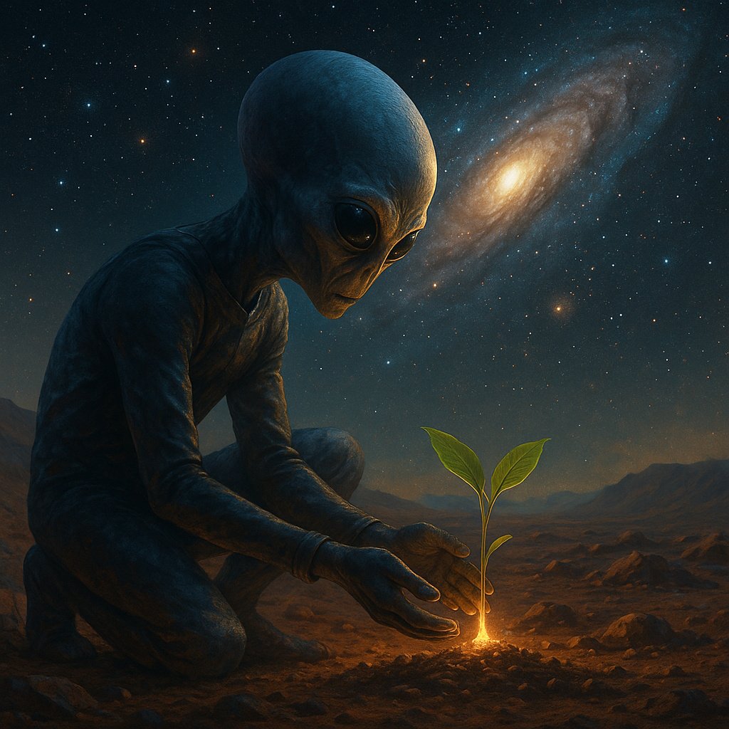 La teoría del jardinero cósmico y el origen de la vida