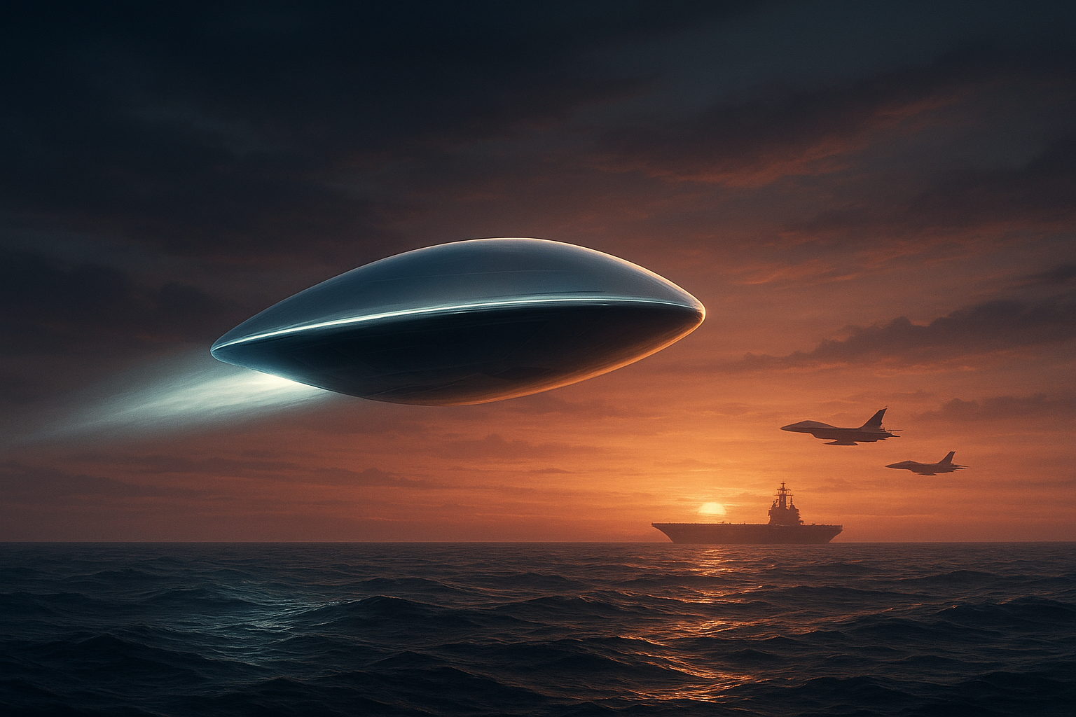 Es el famoso caso UAP de tic tac creación humana?