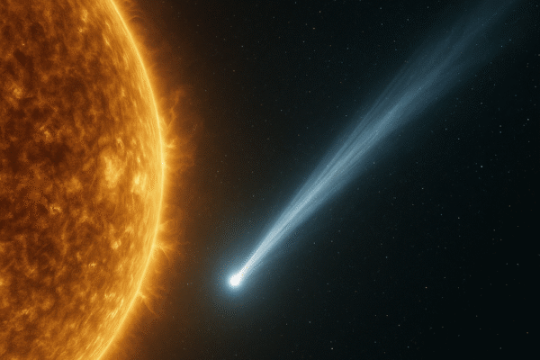 3I/ATLAS en su paso por el sol