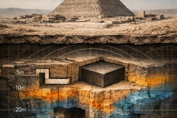 El subsuelo de la gran Pirámide de Giza
