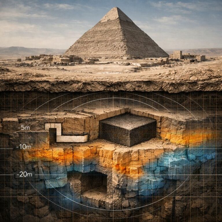 La anomalía del subsuelo de la gran Pirámide de Giza